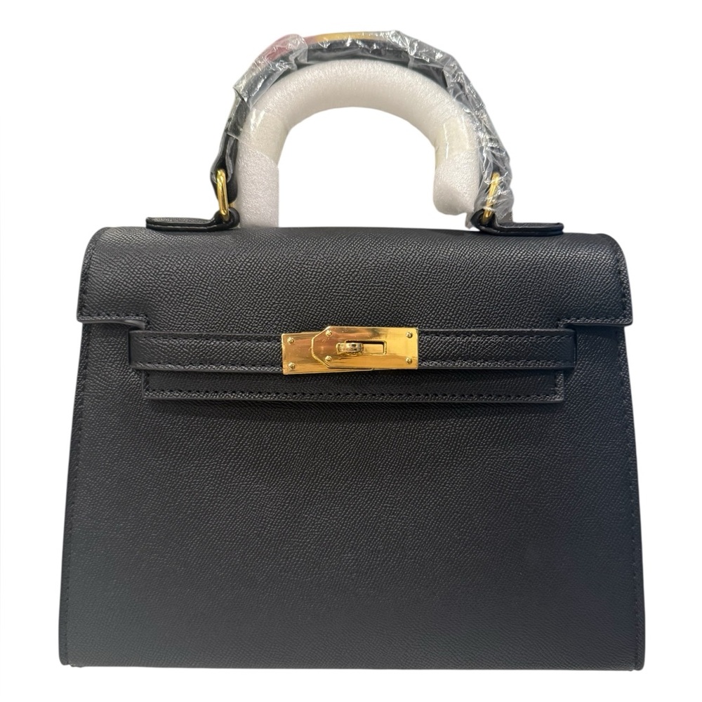 Classic Black Top-Handle Satchel - Women's Handbag